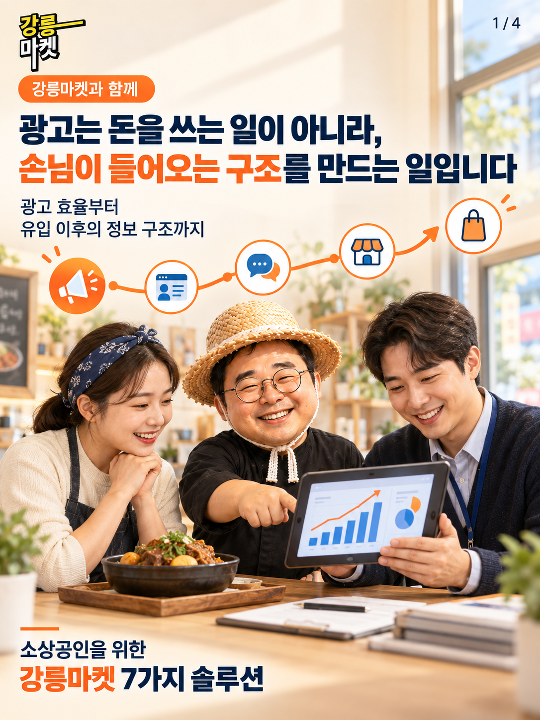 광고는 돈을 쓰는 일이 아니라, 손님이 들어오는 구조를 만드는 일입니다
