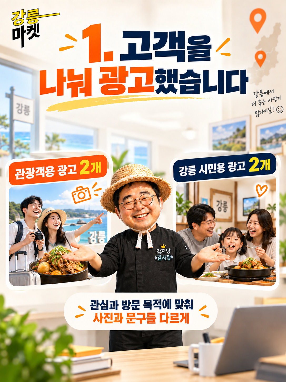 고객별 당근광고 구성
