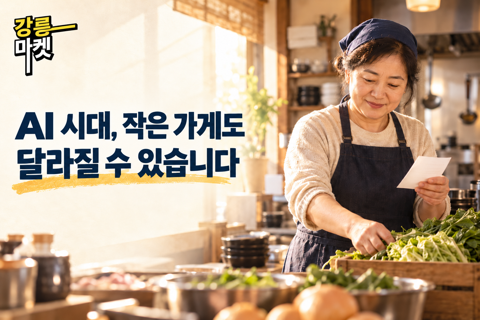AI 시대, 작은 가게도 달라질 수 있습니다 – 강릉마켓시작 02/05