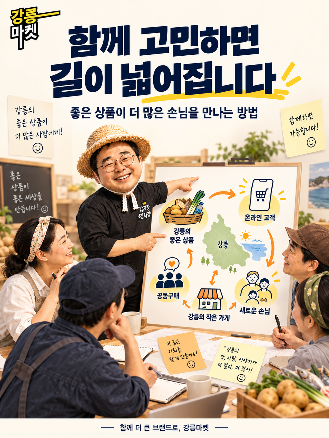 강릉 공동구매와 온라인 판매