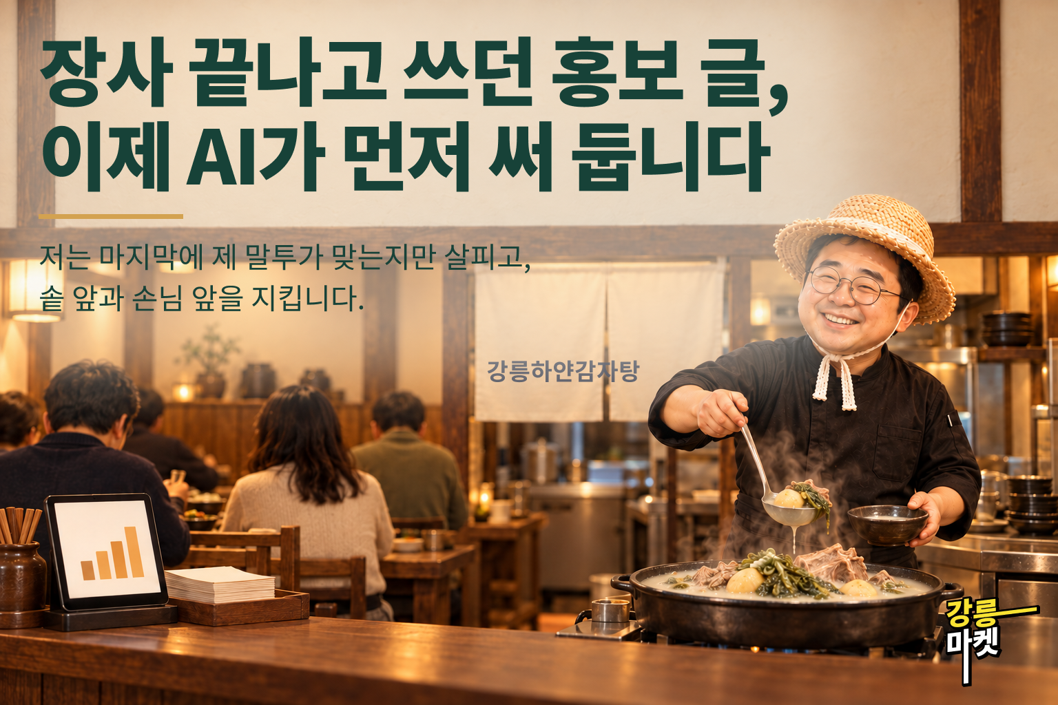 반복 일만 AI에게 맡겨도 우리 가게가 더 널리 알려집니다